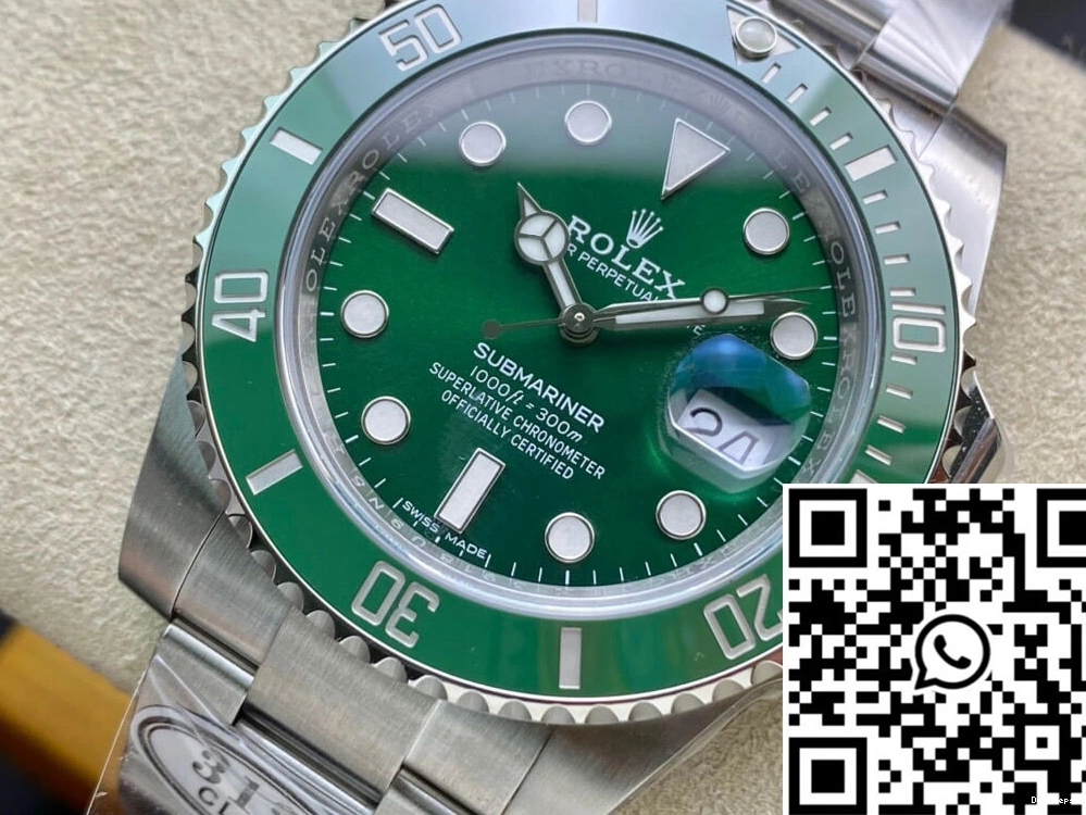 Clean Green Dial Rolex Submariner Factory V4 116610LV-97200 0115